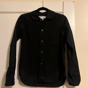 Comme des Garcons Black Collared Shirt